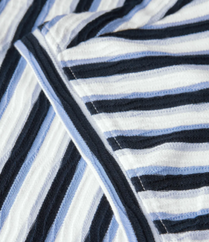 T-shirt à rayures structurées   Nouveauté été 2025 – Image 6