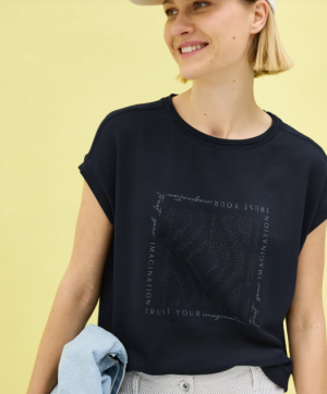 T-shirt avec imprimé scintillant  Nouveauté été 2025