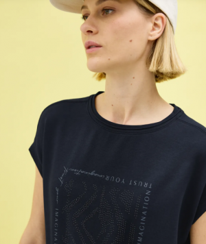 T-shirt avec imprimé scintillant  Nouveauté été 2025 – Image 3