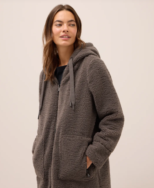 Manteau Teddy avec capuche Cécil Nouvelle Collection Automne/Hiver 2025 ( 42379) – Image 2