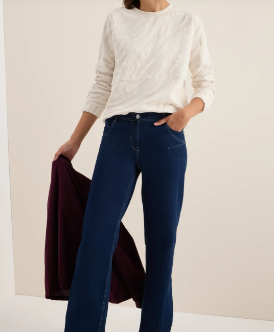 Sweat-shirt à motifs structurés Cécil Nouvelle Collection Automne/Hiver 2025 ( 42482) – Image 3