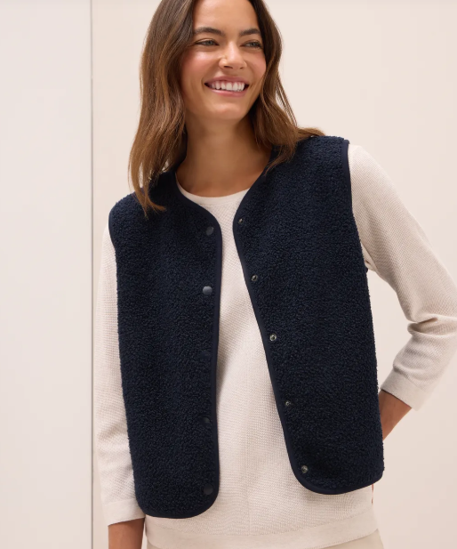 Gilet en optique laine Cécil Nouvelle Collection Automne/Hiver 2025 (42310) – Image 2