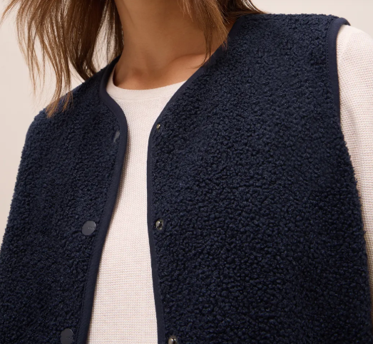 Gilet en optique laine Cécil Nouvelle Collection Automne/Hiver 2025 (42310) – Image 7