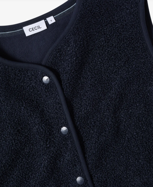 Gilet en optique laine Cécil Nouvelle Collection Automne/Hiver 2025 (42310) – Image 6