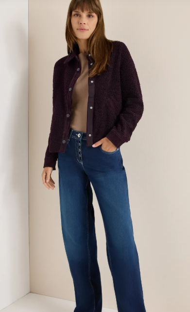 Veste Teddy avec détails en velours côtelé – Image 2