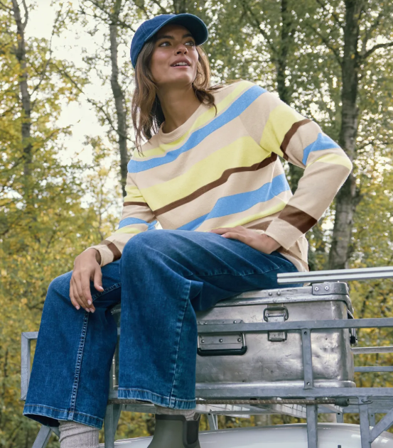 Pull fin à rayures Collection Printemps 2026 (42995) – Image 2