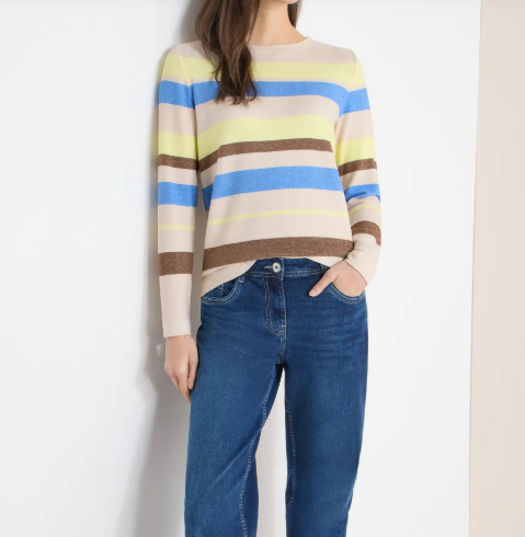 Pull fin à rayures Collection Printemps 2026 (42995) – Image 4