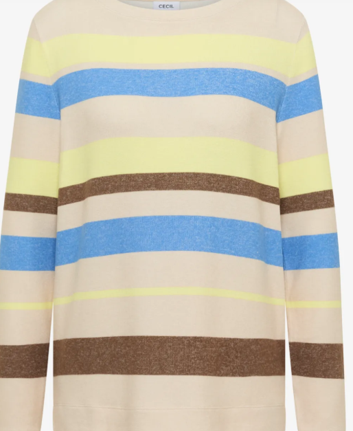 Pull fin à rayures Collection Printemps 2026 (42995) – Image 7