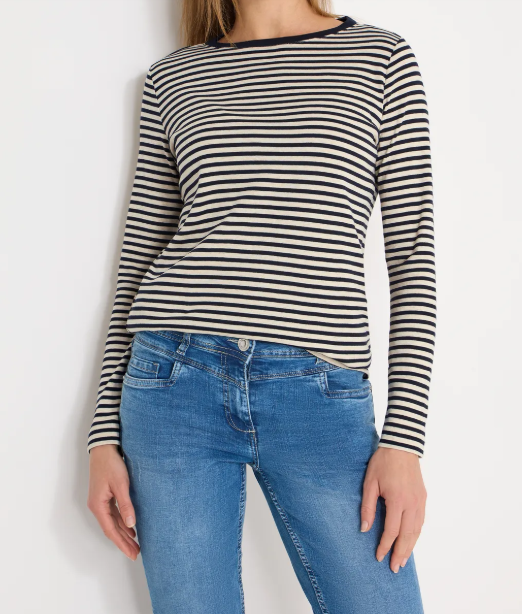 T-shirt à rayures Collection Printemps 2026 (42979) – Image 3