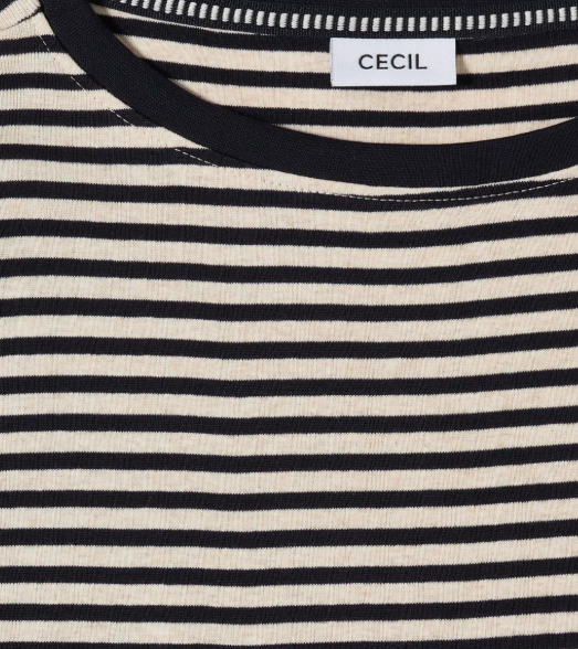 T-shirt à rayures Collection Printemps 2026 (42979) – Image 5